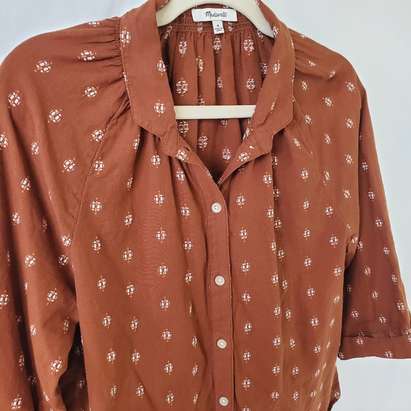 Madewell Tops - Madewell Raglan Peasant Shirt - M